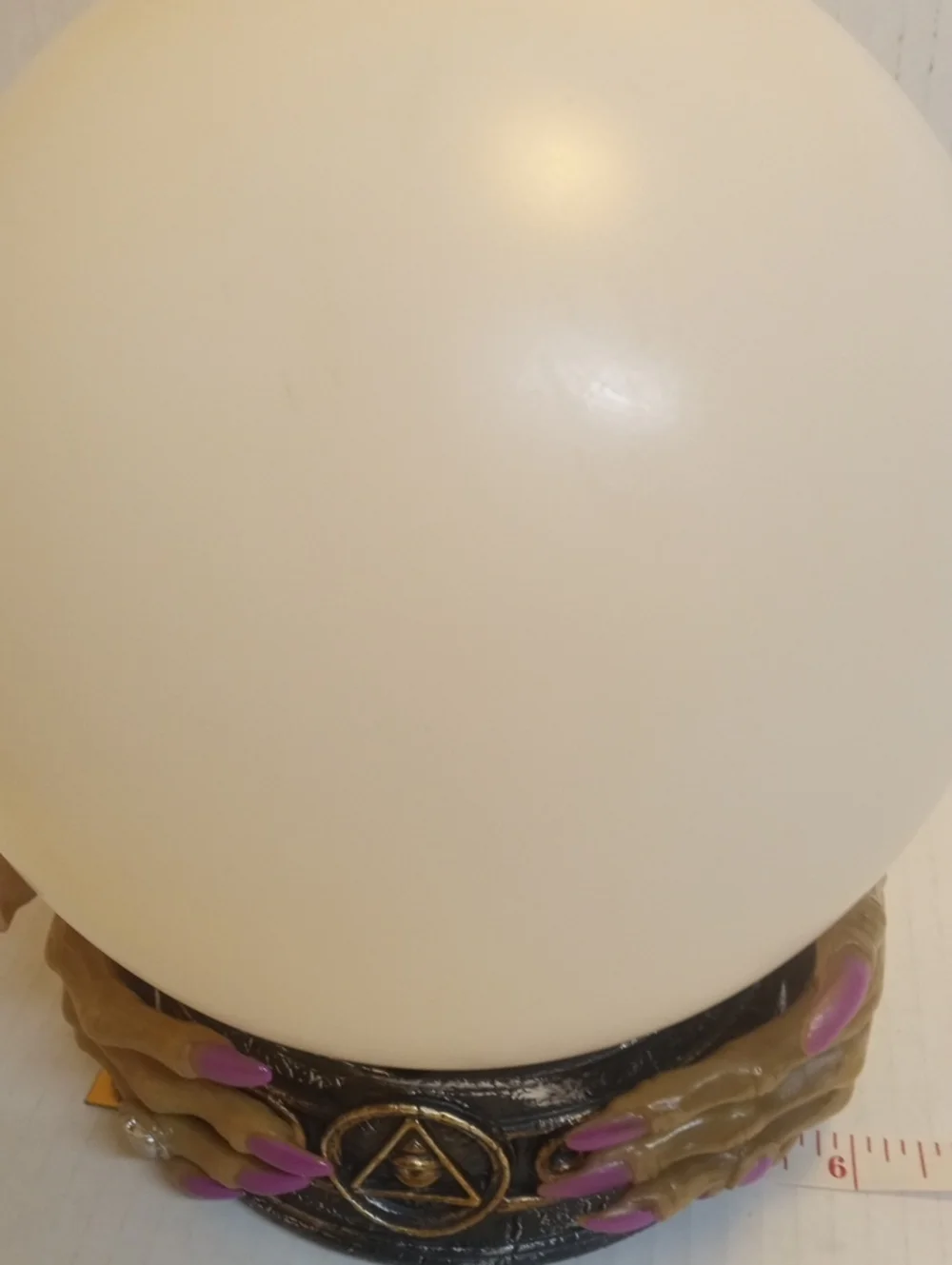 Halloween Prop with Sound & Lights Fortune Teller LED Witch Crystal Ball Orb